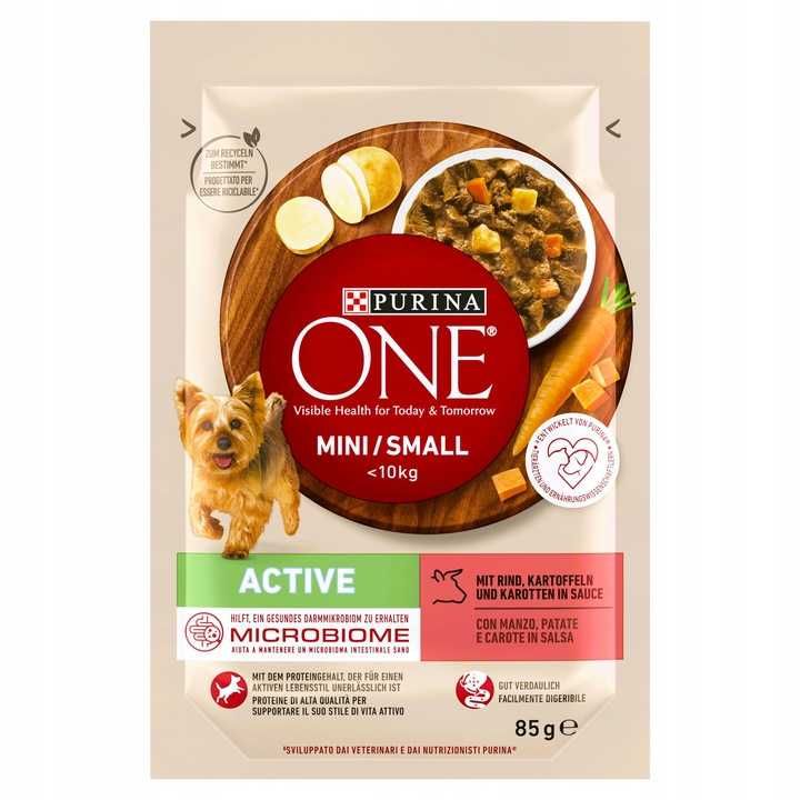 Karma dla psów miniaturowych Purina One Mini Small Active 2,2kg