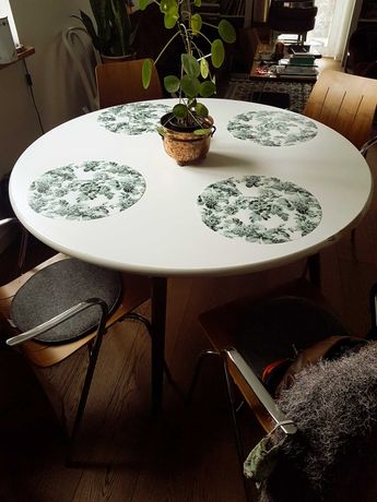 okrągły stół drewniany 130cm