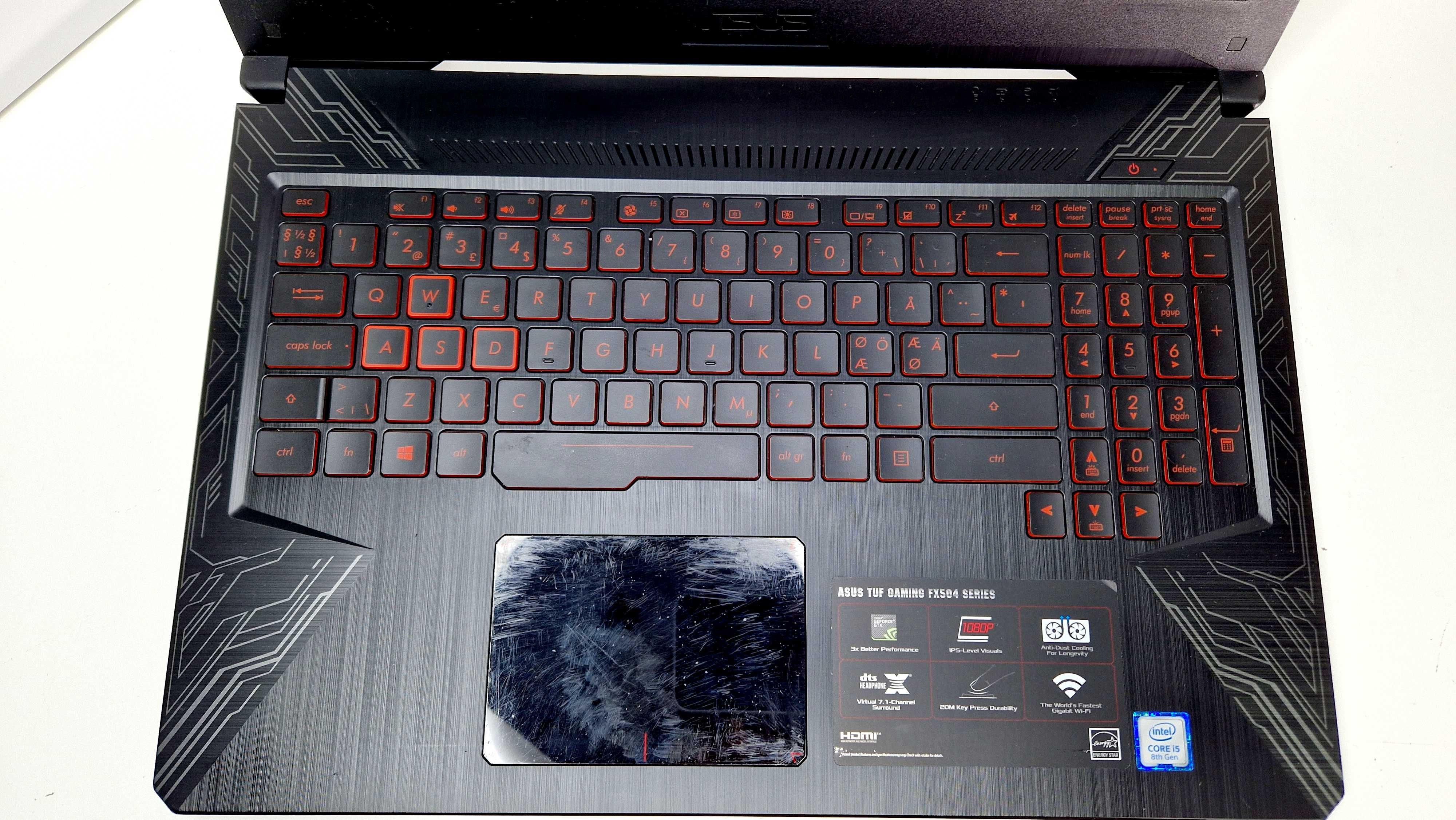 Laptop Gamingowy Asus TUF FX504 i5 8300H GTX 1060 16GB 512SSD 1TB HDD