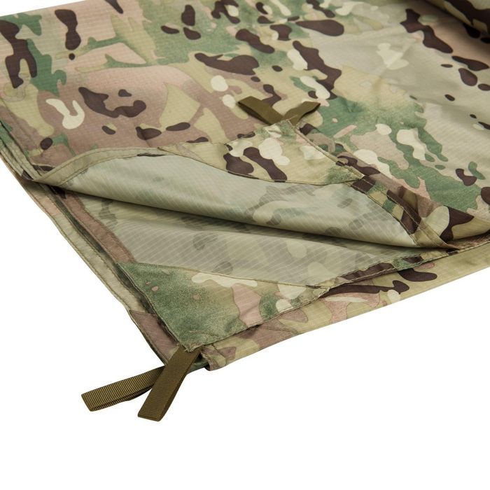Tarp turystyczny płachta biwakowa 3m x3m Helikon Polyester ShadowGrey