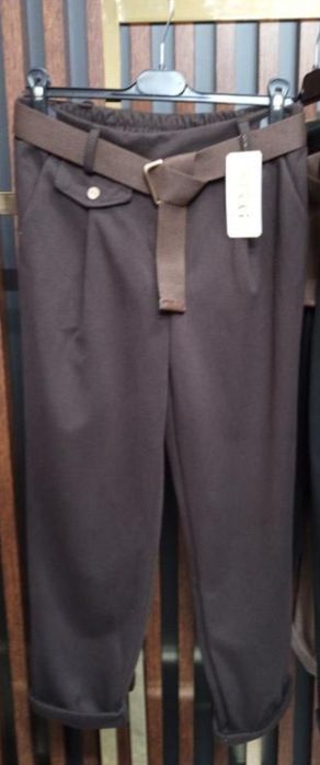 Spodnie damskie nowe kolor czekolada