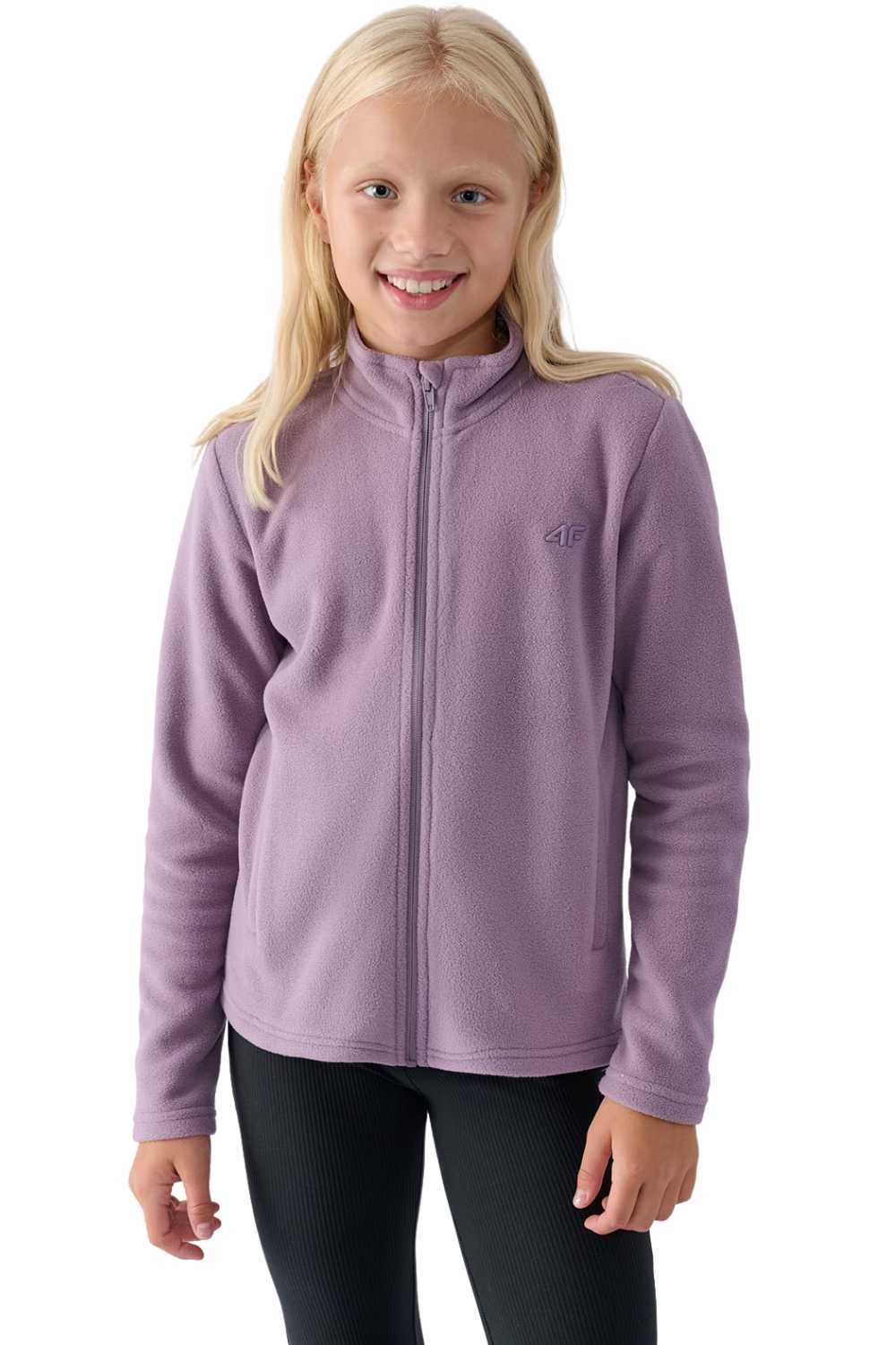 Bluza polar slim 4F dziewczęca rozpinana ciepła: różne rozmiary