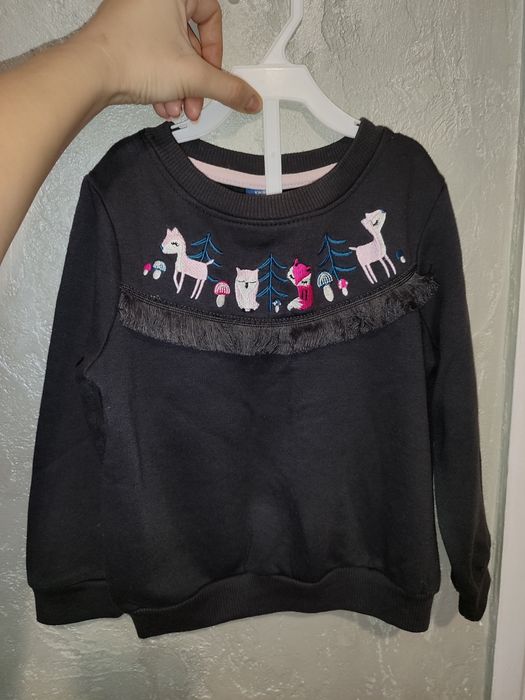 Свитшот 104см 3-4 года на флисе