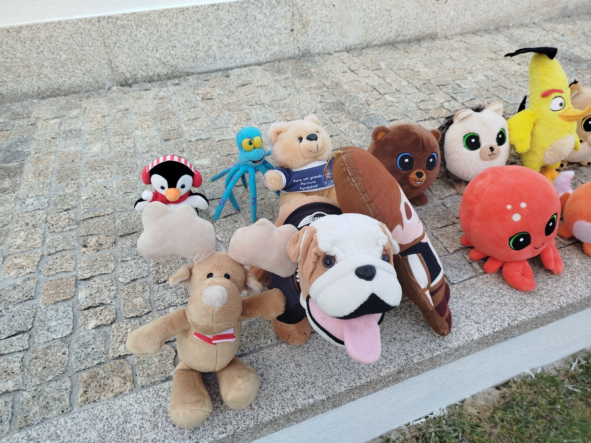 Peluche - todos que estão nas fotos