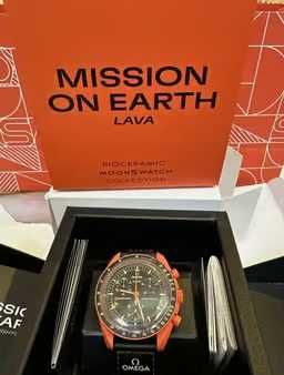 Omega x Swatch Mission to Earth: Lava SO33O100