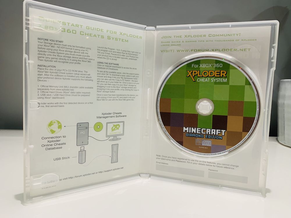 Xploder Minecraft Diamond Edition Xbox 360 Kody Światy