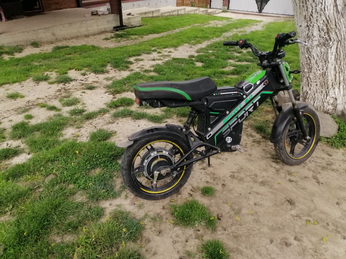 Електро скутер, мотоцикл ROVER cross sport. 1кВт