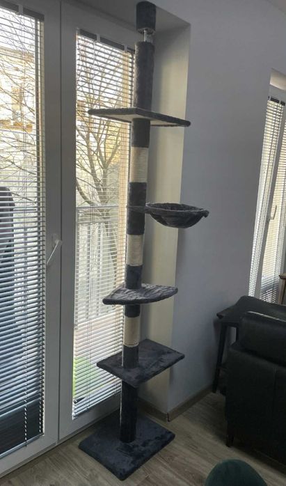 Drapak 240–265 cm do sufitu – słupek drapania dla dużych kotów