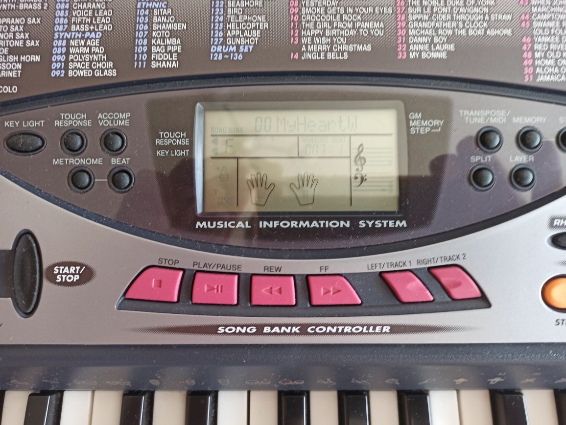 Organki casio lk-50
