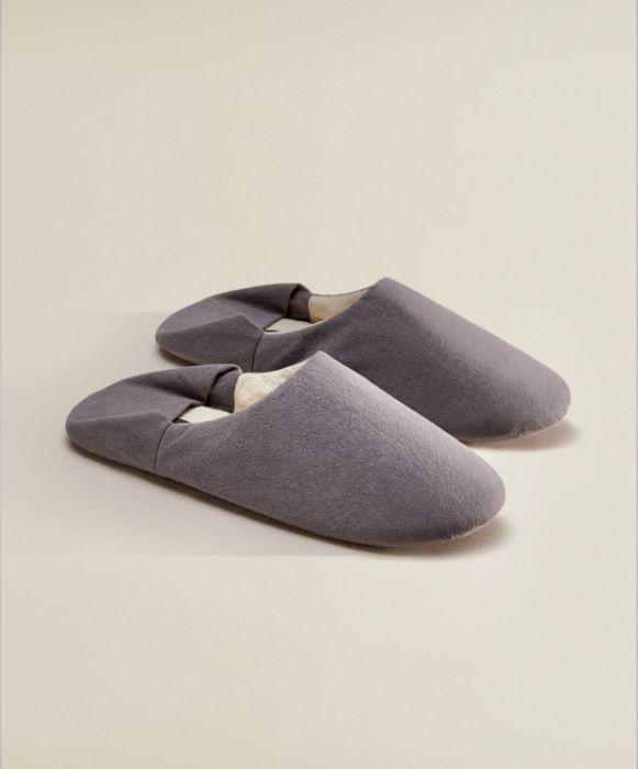 Pantufa Tecido Tam 47 Zara Home NOVO