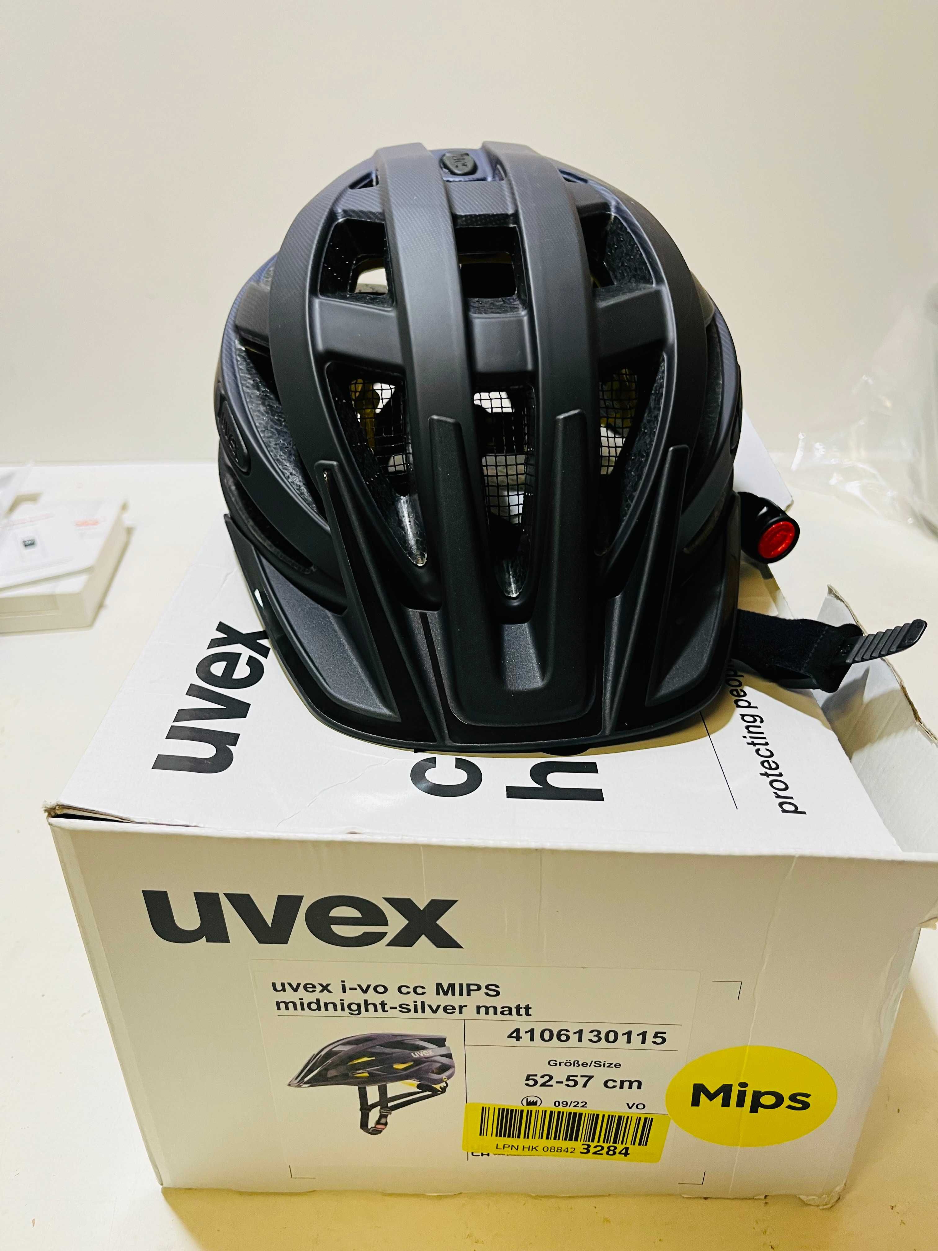 UVEX I-VO CC MIPS Midnight/Silver Matt 52-57 Kask rowerowy
