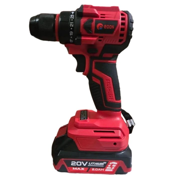 Акумуляторний безщітковий шуруповерт Edon ED-20BL (20 В, 40 Нм)