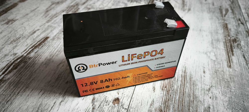 АКБ LiFePO4 12,8V 8Ah (102,4 Wh) для ДБЖ UPS