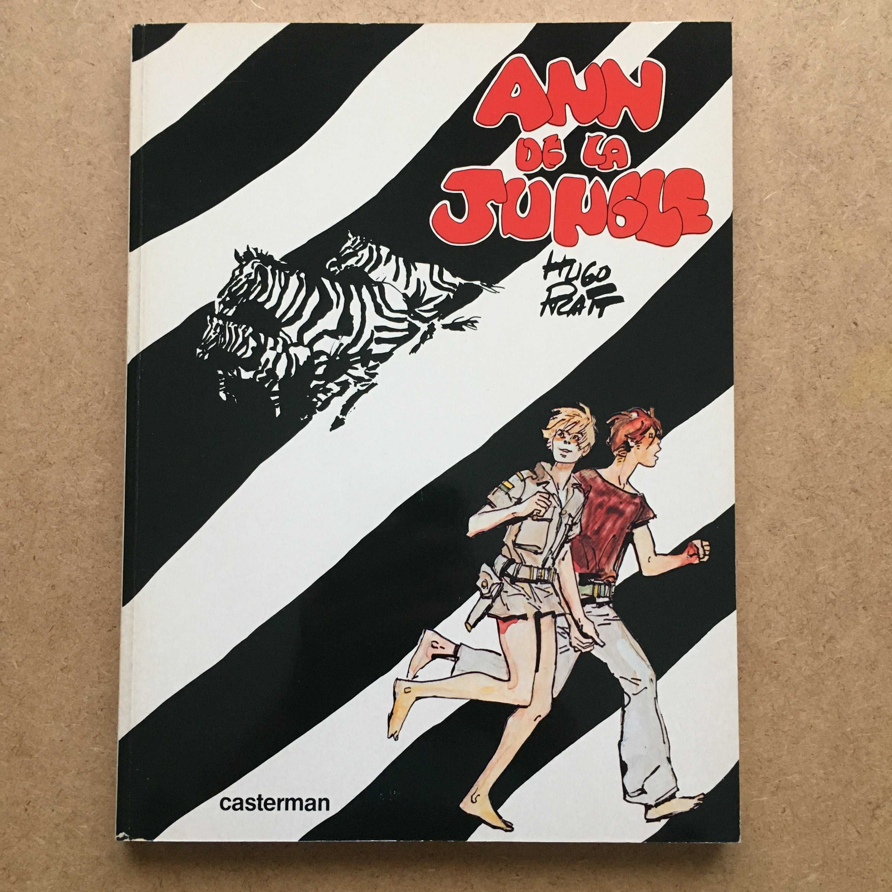 "Ann De La Jungle" de Hugo Pratt (integral a preto e branco)
