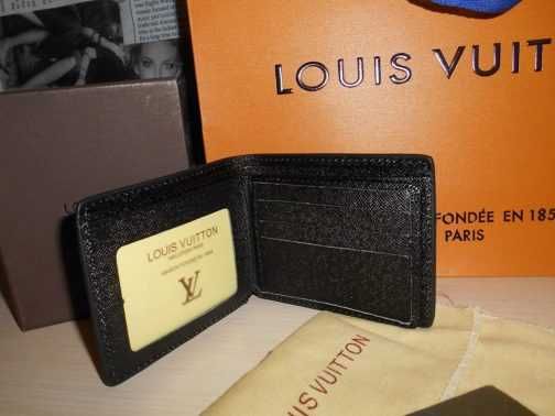 Louis Vuitton portmonetka portfel męski skóra 01245