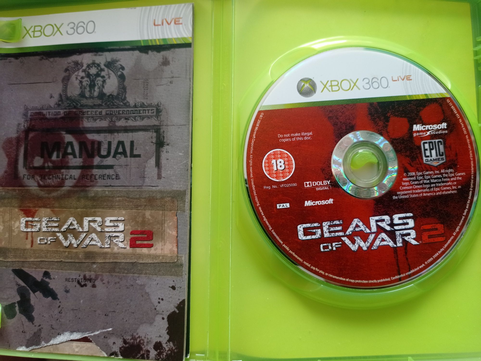 Gears of war 2 xbox 360