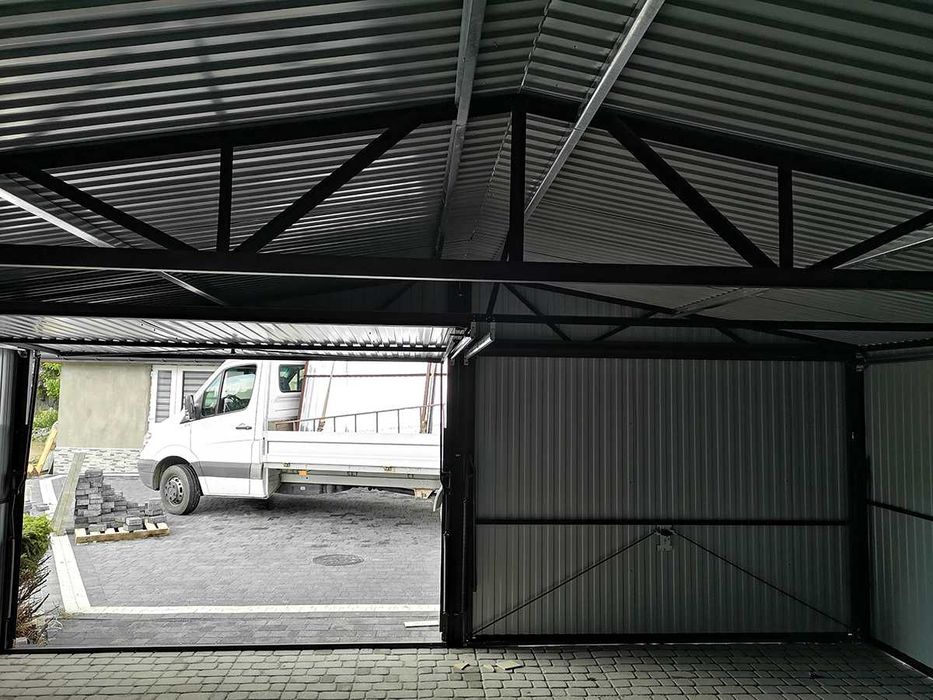 Garaż blaszany 6x6m garaże darmowy transport i montaż