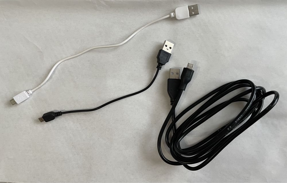 USB - micro USB кабелі