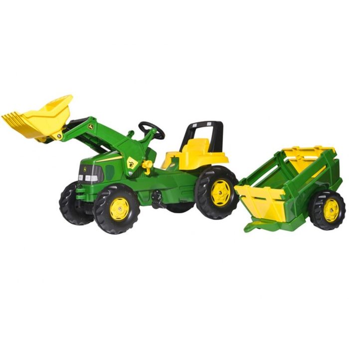 Traktor Na Pedały gokart  koparka dla dzieci John Deere 3-8 lat