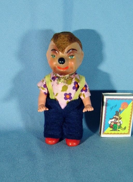 Ежик їжак їжачок лялька кукла коллекционный ГДР 12 см немецкий колкий