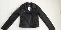 Czarna ramoneska kurtka dziewczęca Reserved rozmiar 140