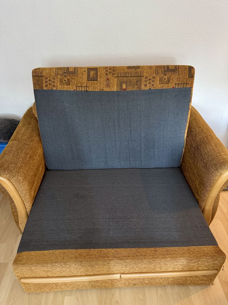 wersalka + sofa rozkładana, stan bardzo dobry