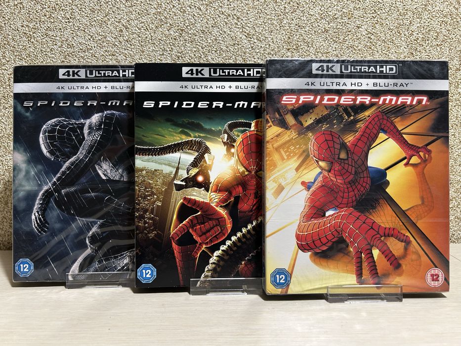 4K UHD HDR Blu-ray Коллекция Человек-Паук (2002-2021) с переводом.