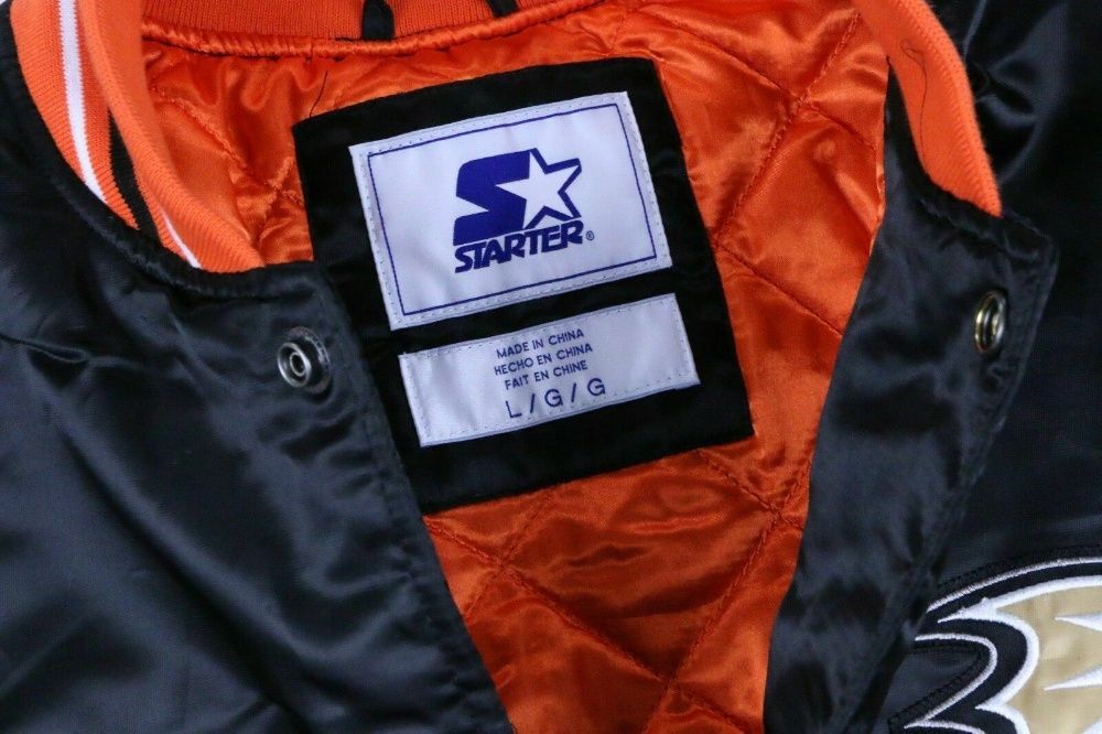 Куртка бомбер Starter NHL Anaheim Ducks (XXL) 100% Оригінал