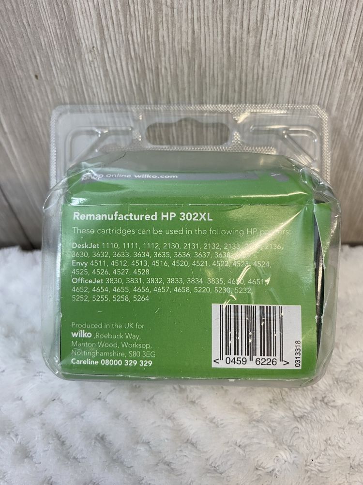 Wilko Black Inkjet Cartridge HP 302 XL