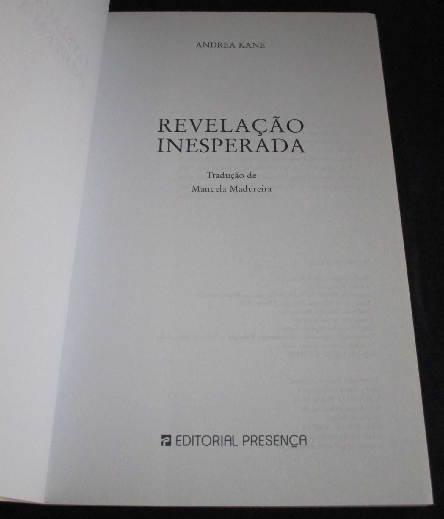 Livro Revelação Inesperada Andrea Kane