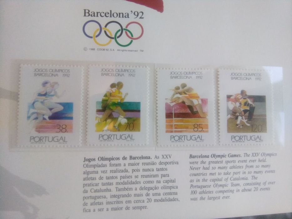 Portugal em Selos 1992. Completo com 56 selos.