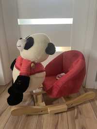 Panda na biegunach z fotelikiem