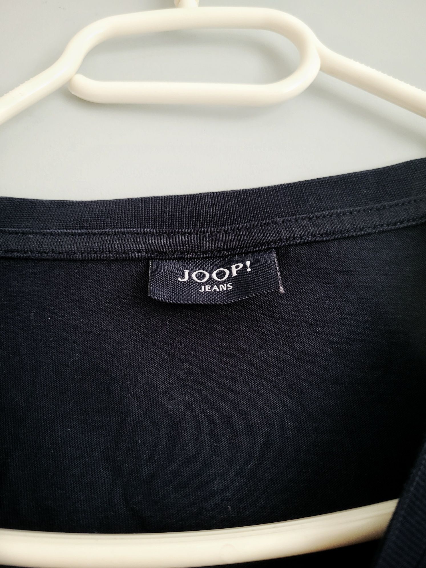 Joop!. Granatowa męska koszulka / t-shirt, rozmiar L
