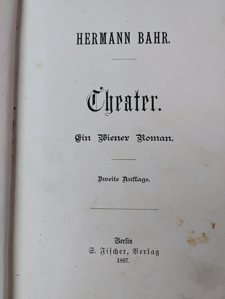Książka Herman Bahr