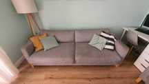 Kanapa sofa szara rozkładana duża