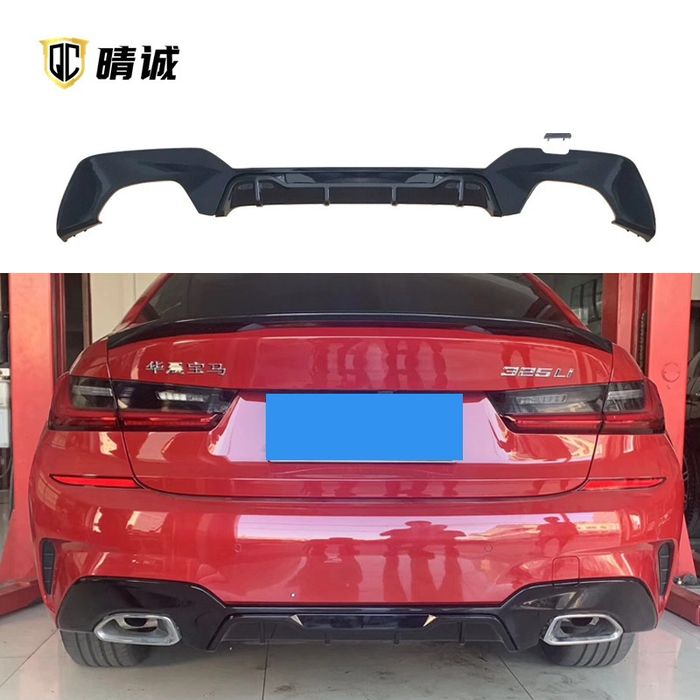 Диффузор BMW G20 бампера на БМВ Г20 MP спойлер лезвия зеркала сплiтер