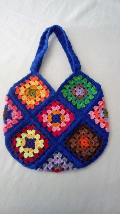 Bolsa/mala de crochê