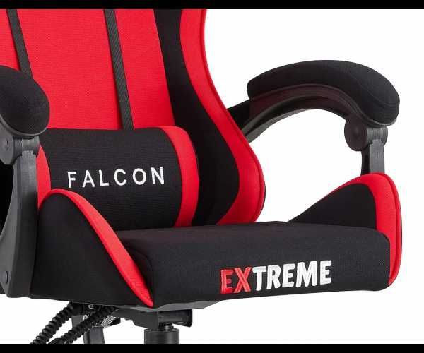 Компьютерное кресло из ткани Красный кресло игровое, кресло геймерское