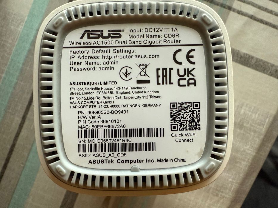 ASUS ZenWiFi AC CD6 MESH (1500Mb/s a/b/g/n/ac) 3xAP (używany)