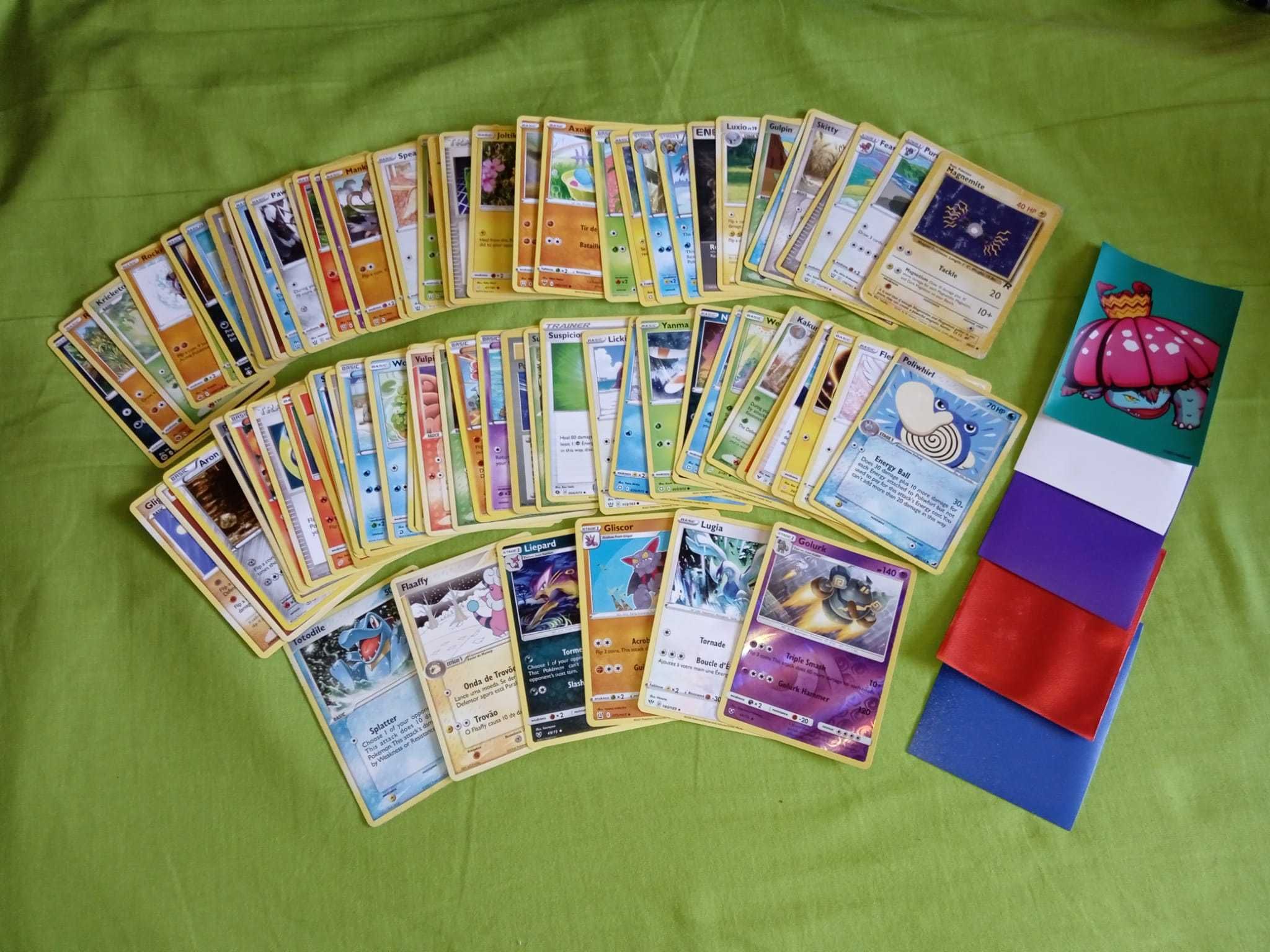 80 cartas Pokemon + Oferta
