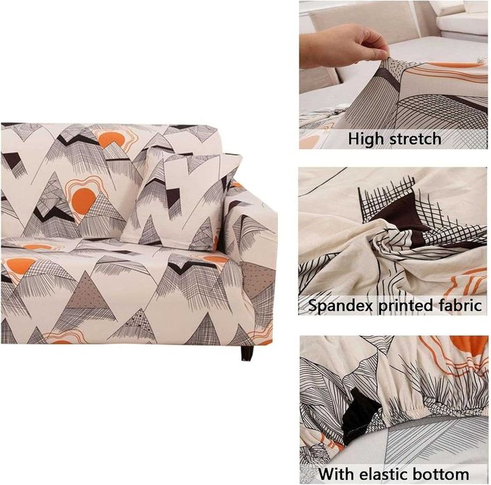 Nowy pokrowiec / elastyczny / szezlong / ochronny / 2-osobowy !7992!