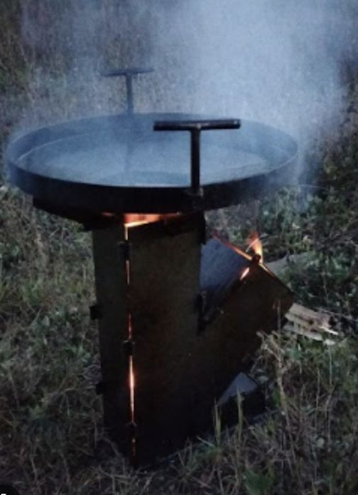 Турбопіч ракетна турбо піч мангал для казана сковороди