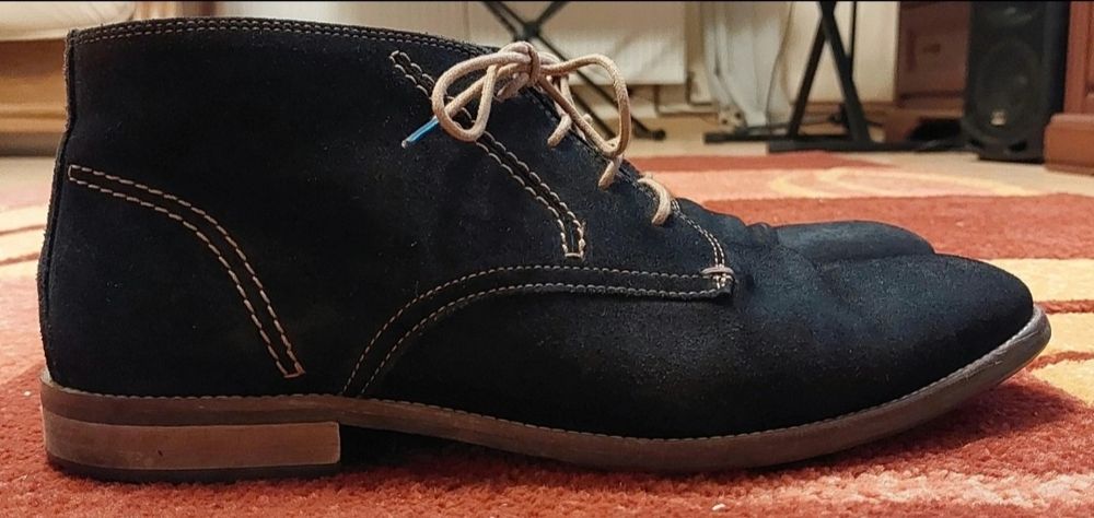 Buty męskie zamsz, skóra Tommy Hilfiger rozm. 45