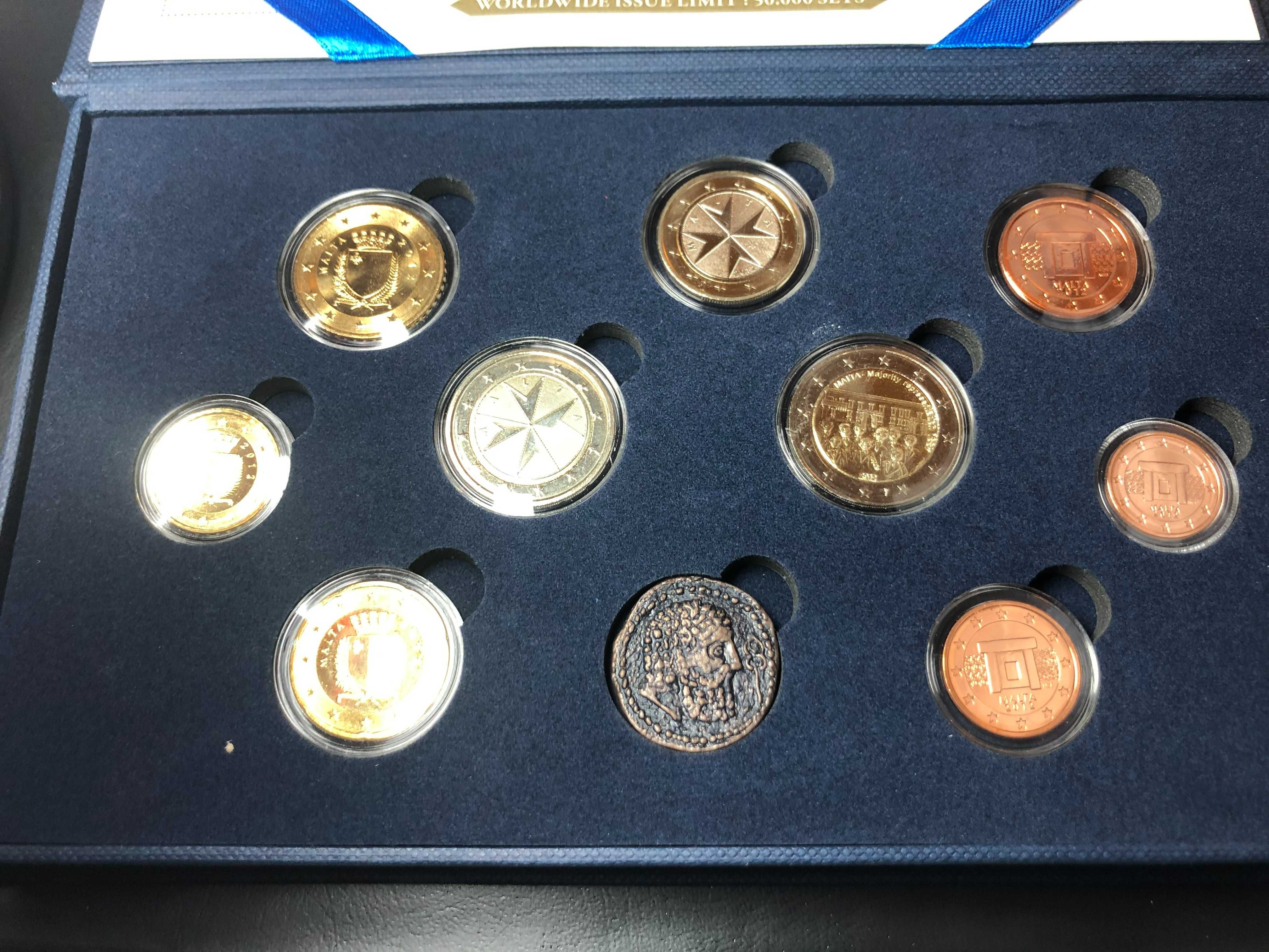 Set Anual Malta 2012 Estojo Especial-Inclui 2€ História Constitucional