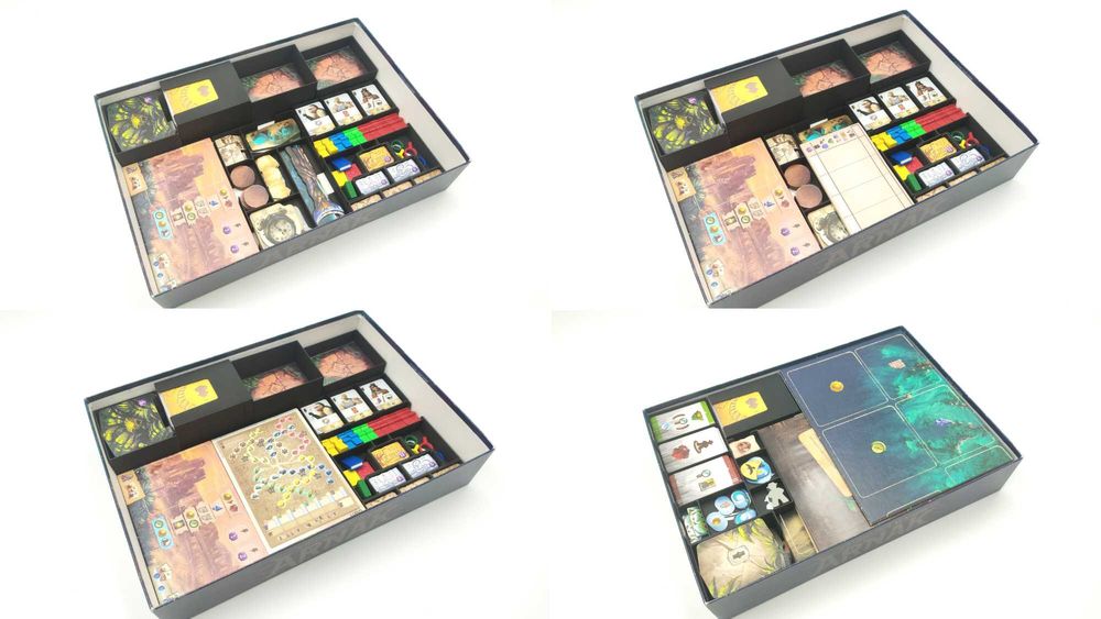 Zaginiona wyspa Arnak + 2 dodatki - Insert/organizer do gry planszowej