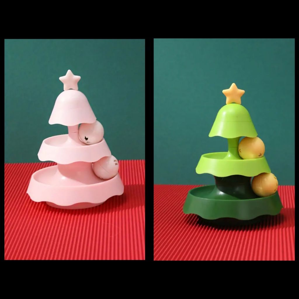 Brinquedo para gato em forma de Arvore de natal