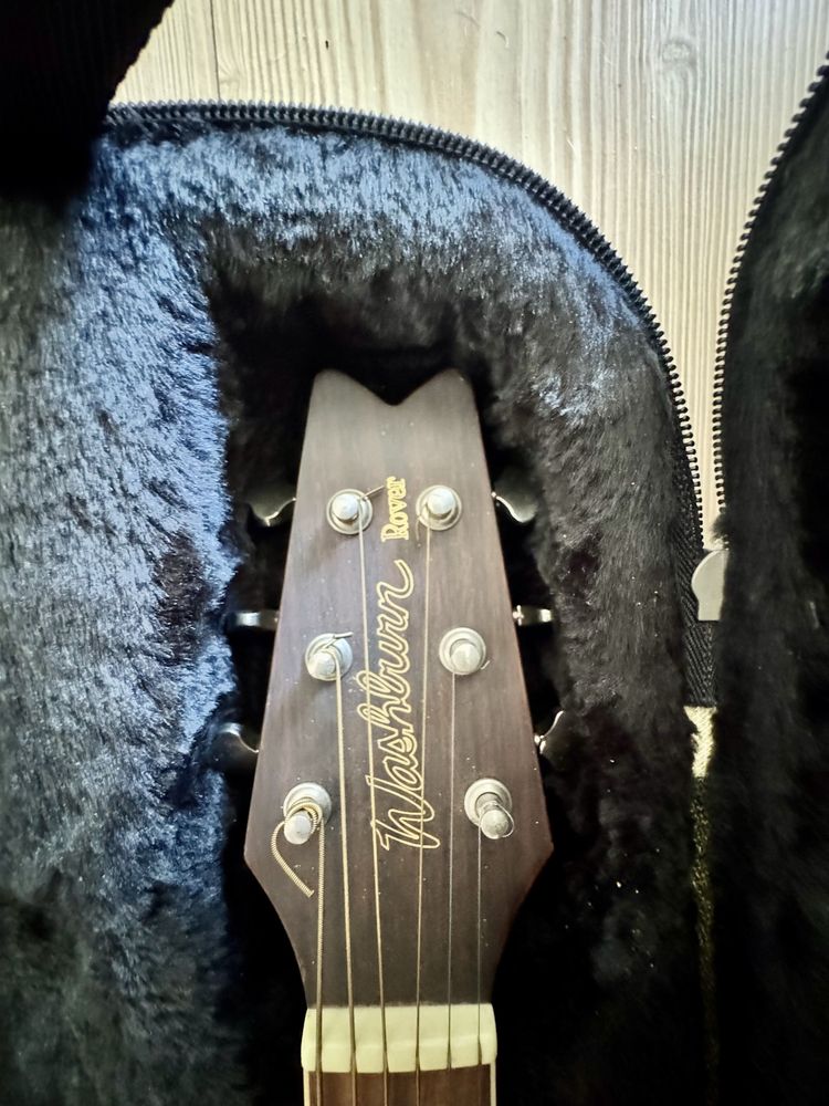 Travel guitar Washburn Rover (Natural) + Case Original