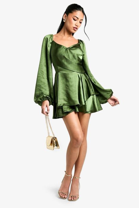 Плаття жіноче шортиками , комбінезон-ромбер Boohoo розмір S-M