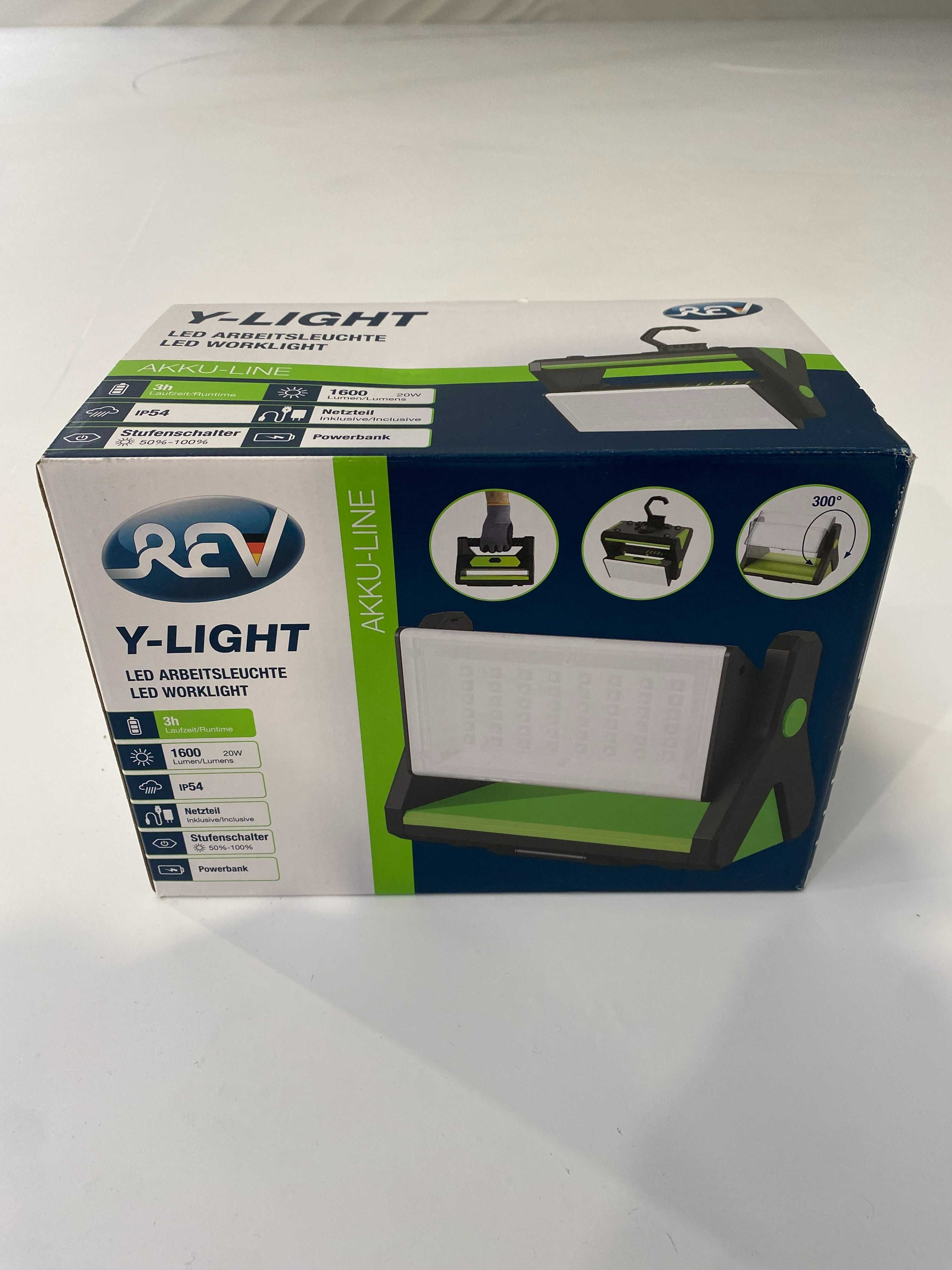 Светодиодный фонарь с аккум. REV Ritter Light 20 Вт. Power Bank.