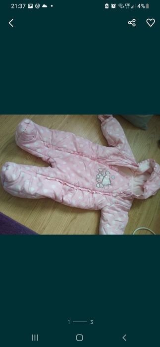 Kombinezon plus czapeczki